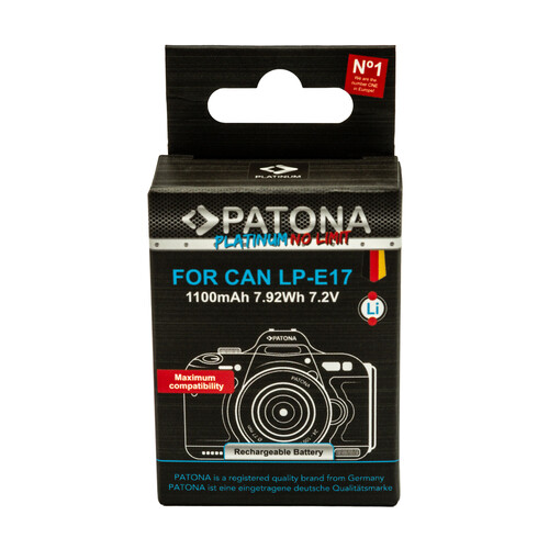 Patona 1348 Platinum Canon LP-E17 Batarya