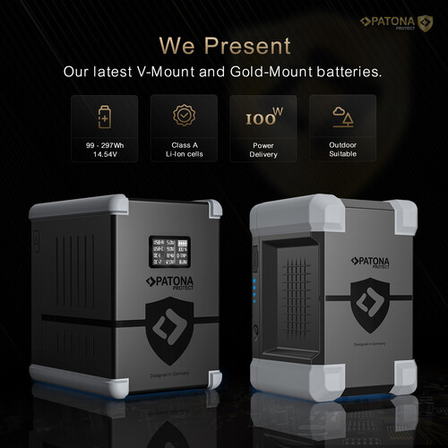 Patona 13795 Protect Gold Mount Batarya (G99-PD100 99Wh)