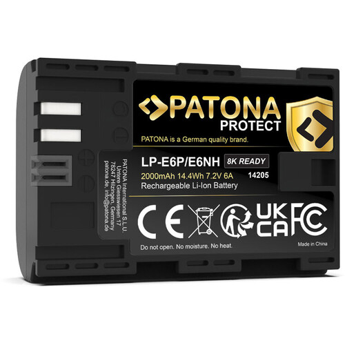 Patona 14205 Protect Canon LP-E6P Batarya