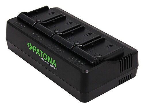 Patona 1688/1700 Premium 4’lü Şarj Cihazı Canon LP-E6 İçin