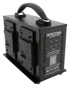 Patona - PATONA 1735 Platinum B-Mount 4'lü Şarj Aleti