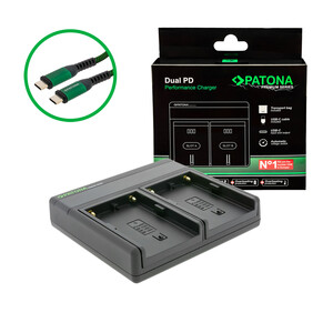 Patona - Patona 1800 Premium Dual PD BP-U100 İkili Şarj Aleti
