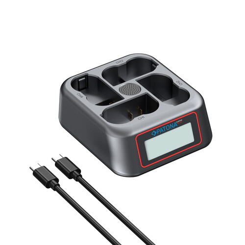 Patona 4155 Platinum USB-C PD QC 4'lü Hızlı Şarj Cihazı Nikon EN-EL15, EN-EL15A, EN-EL15B ve EN-EL15C