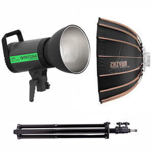 Patona - Patona 4198 ML-1200 120W Bi-Color LED 60cm Octagon Softbox Tekli Işık Kiti