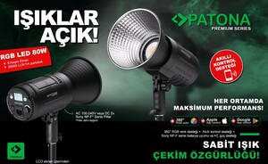 Patona 4275 Premium 80W RGB Fotoğraf/Video Işığı - Thumbnail