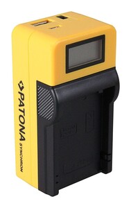 Patona - Patona 4574 Senkron LCD Ekranlı USB Şarj Cihazı Canon LP-E8 İçin