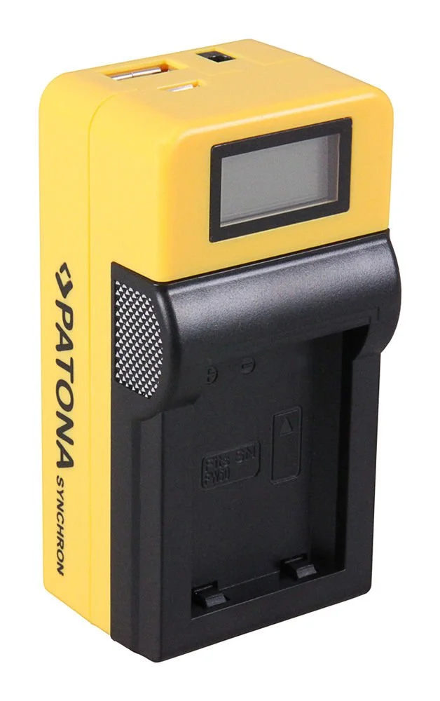 Patona - Patona 4580 Senkron LCD Ekranlı USB Şarj Cihazı Sony NP-FW50 İçin