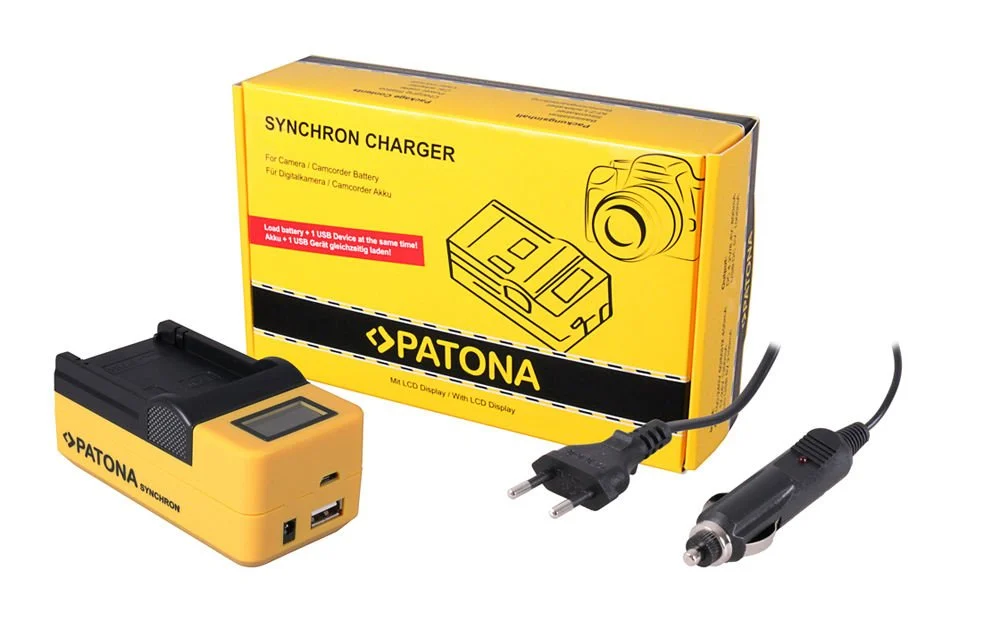 Patona 4624 Senkron LCD Ekranlı USB Şarj Cihazı Nikon EN-EL15 İçin