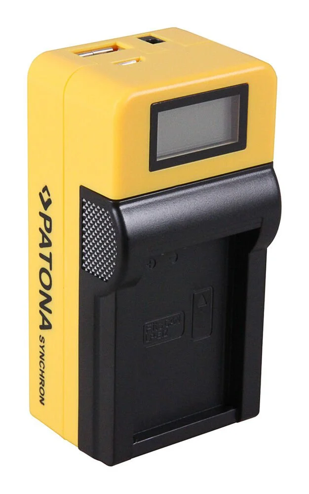 Patona - Patona 4652 Senkron LCD Ekranlı USB Şarj Cihazı Canon LP-E12 İçin