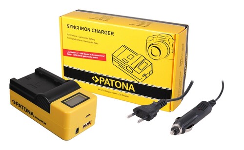 Patona 4695 Synchron USB Şarj Aleti Fuji NP-W235 İçin
