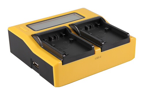 PATONA 7557 Çift LCD USB Şarj Cihazı (Sony NP-FP50, NP-FH50, NP-FV100 Uyumlu)
