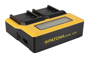 PATONA 7557 Çift LCD USB Şarj Cihazı (Sony NP-FP50, NP-FH50, NP-FV100 Uyumlu) - Thumbnail