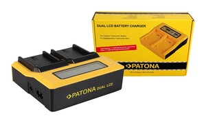 Patona - Patona 7583 Canon LP-E6 için LCD Ekranlı İkili Şarj Cihazı