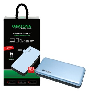 Patona - Patona 9991 Premium Powerbank Stark 1.0, PD65W, 20.000mAh