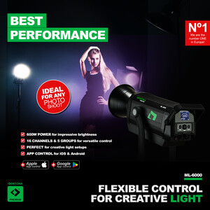 Patona ML-6000 600W Bi-Color LED İkili Video Işık Kiti - Thumbnail