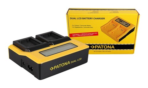 Patona NP-FW50 İçin İkili Şarj Aleti + 2 Adet Patona Premium Sony NP-FW50 Batarya