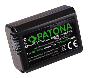 Patona NP-FW50 İçin İkili Şarj Aleti + 2 Adet Patona Premium Sony NP-FW50 Batarya - Thumbnail
