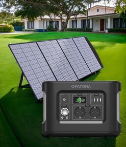 Patona 9982 Platinum Taşınabilir Güç İstasyonu 600Wh 600W/230V USB5V/2.4A DC12V/10A Powerstation - Thumbnail