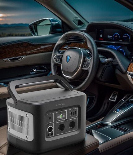 Patona 9982 Platinum Taşınabilir Güç İstasyonu 600Wh 600W/230V USB5V/2.4A DC12V/10A Powerstation