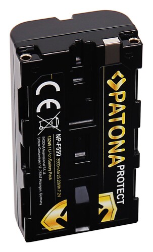 Patona Protect 13245 Sony NP-F550 Batarya 3500mAh 7.2V
