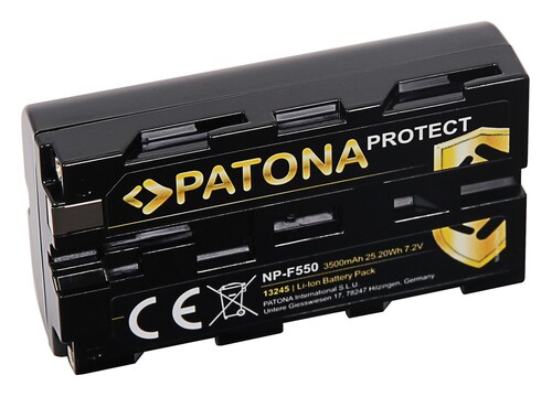 Patona Protect 13245 Sony NP-F550 Batarya 3500mAh 7.2V