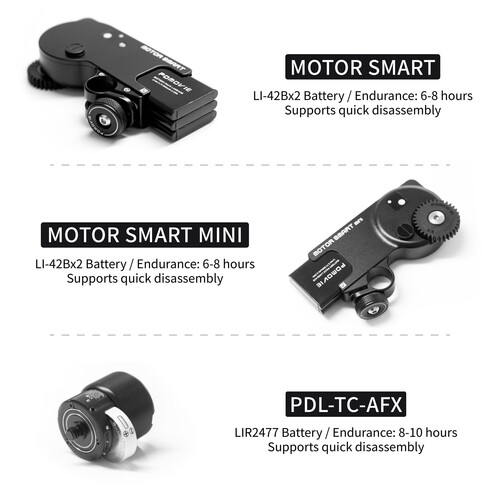 PDMOVIE Live Air 3 Smart LiDAR Otomatik Netleme Kablosuz Follow Focus Sistemi (PDL-AFX-RA-S El Çarkı Kiti)