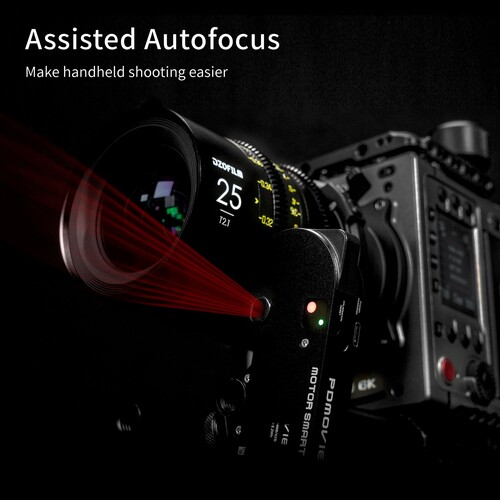 PDMOVIE Live Air 3 Smart LiDAR Otomatik Netleme Kablosuz Follow Focus Sistemi (PDL-AFX-RA-S El Çarkı Kiti)