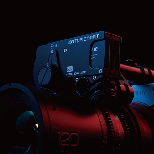 PDMOVIE Live Air 4 Smart Hybrid Zoom LiDAR Otomatik Netleme Kablosuz Follow Focus Sistemi (PDL-AFX-RA-SPM Tam Set)