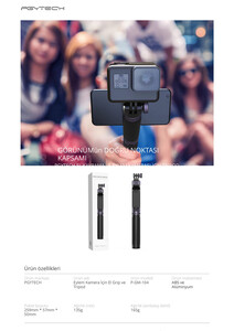 PGYTECH Hand Grip & Tripod for Action Camera (P-GM-104) - Thumbnail