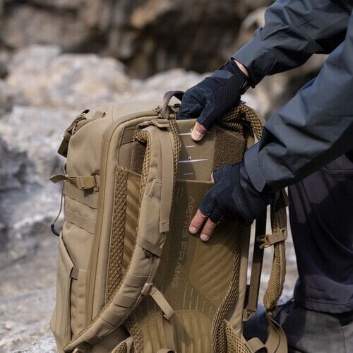 PGYTECH OneMo Tactical Backpack 35L (Coyote Brown) – Profesyonel Fotoğraf Sırt Çantası