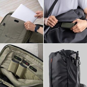 PGYTECH OneMo Travel Backpack 35L (Twilight Black) + Camera Insert L - Thumbnail