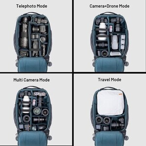 Pgytech - PGYTECH Roller Camera Backpack 30L (Space Black) | Tekerlekli & Sırt Çantası (1)