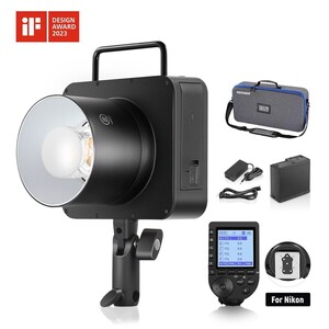 Neewer - Neewer Q4 400W Akülü Flaş + QPRO-C Tetikleyici