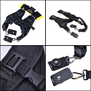 Sanger - Quick Double Shoulder Dslr 2 Li Omuz Askısı