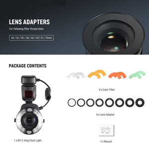 RF1-C 76W Makro Ring Flaş - Thumbnail