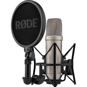 Rode - Rode NT1 5th Generation Stüdyo Kondenser XLR/USB Mikrofon (Gümüş)