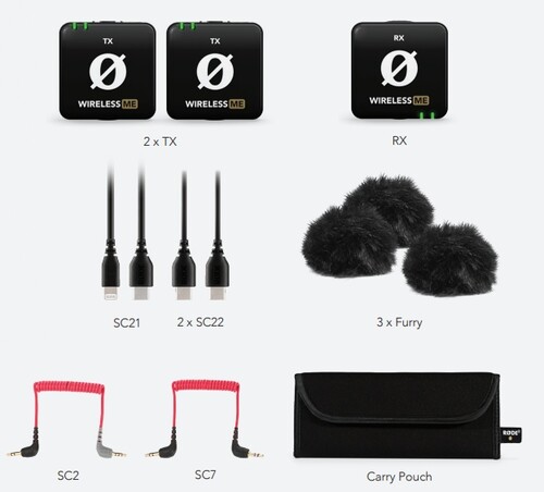 RODE Wireless ME Dual Kişilik Kablosuz Yaka Mikrofonu