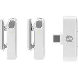 Rode - RODE Wireless Micro 2 Kişilik Kablosuz Yaka Mikrofonu (USB-C / Beyaz)