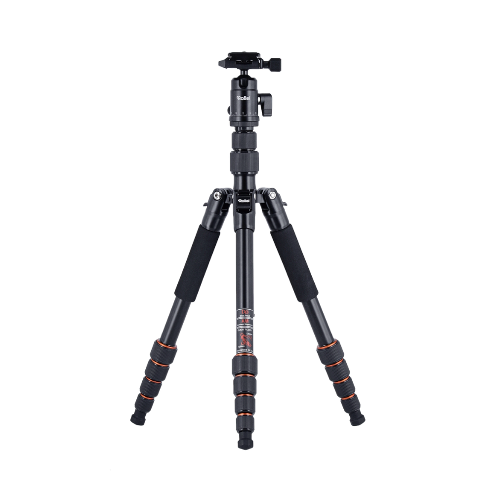 Rollei Compact Traveler No.1 Alüminyum Siyah Tripod - ürün görseli 1