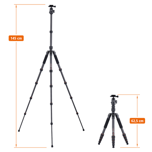 Rollei Compact Traveler No.1 Karbon Siyah Tripod