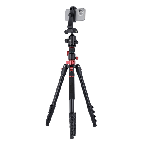 Rollei Compact Traveler No.2 XL 90° Açılabilen Fotoğraf Tripodu