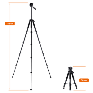 Rollei Compact Traveler Star S4 Alüminyum Siyah Tripod - Thumbnail