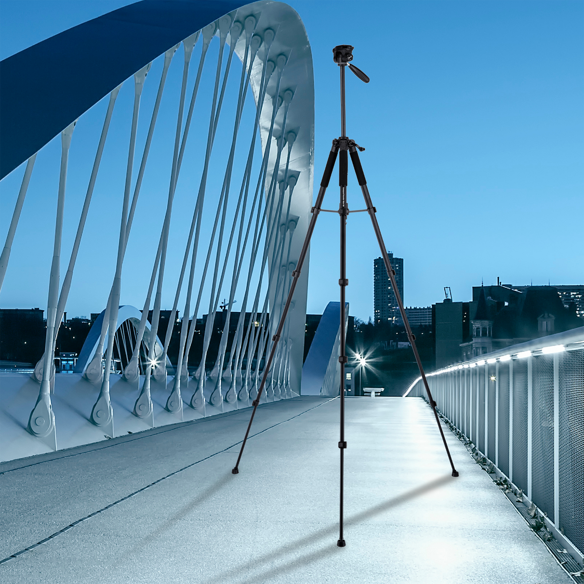 Rollei Compact Traveler Star S4 Alüminyum Siyah Tripod - ürün görseli 3