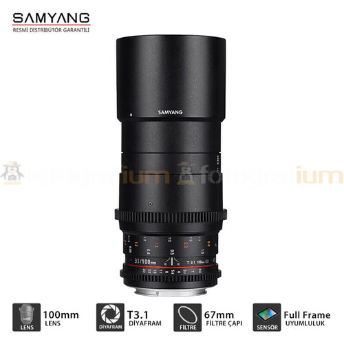 Samyang 100mm T3.1 VDSLR ED UMC Makro Cine Lens (FujiFilm X)