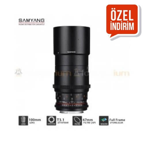 Samyang 100mm T3.1 VDSLR ED UMC Makro Cine Lens (FujiFilm X)