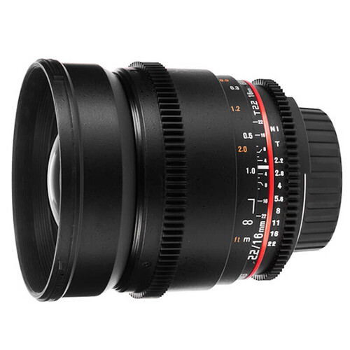 Samyang 16mm T2.2 Cine VDSLR Lens
