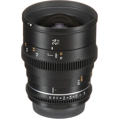 Samyang 24mm T1.5 VDSLR MK2 Sinema Lens (Canon EF)