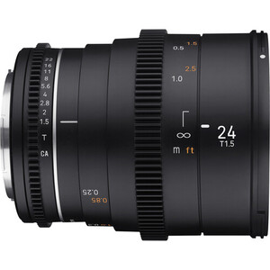 Samyang 24mm T1.5 VDSLR MK2 Sinema Lens (FujiFilm X) - Thumbnail