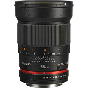 Samyang - Samyang 35mm f/1.4 AE Canon Full Frame Lens (1)