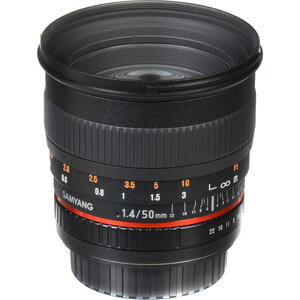Samyang 50mm f/1.4 AS UMC Lens (Canon EF) - Thumbnail